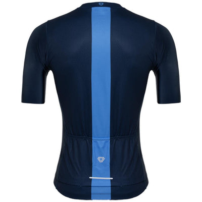 Camiseta Manga Corta Back Line Azul-GW Bicycles