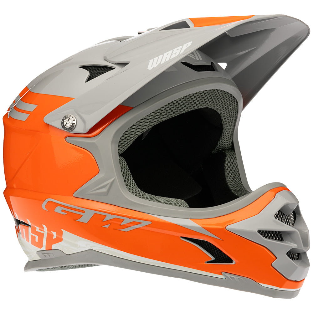 Casco Wasp Naranja Lust - Gris Dark