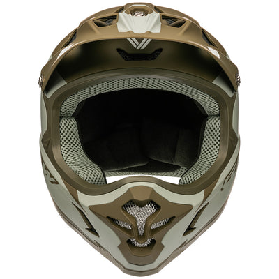 Casco Wasp Verde Militar -Gris Clear