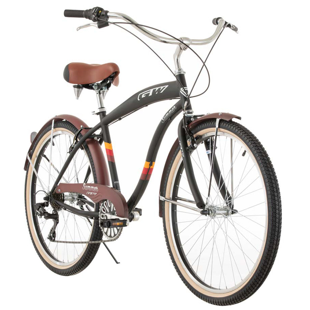 Bicicleta Playera 7V Summer Boy 26 Negro Mate