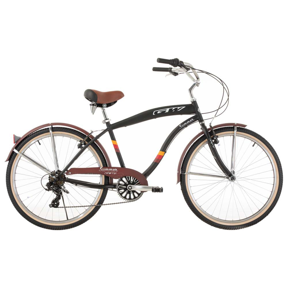 Bicicleta Playera 7V Summer Boy 26 Negro Mate