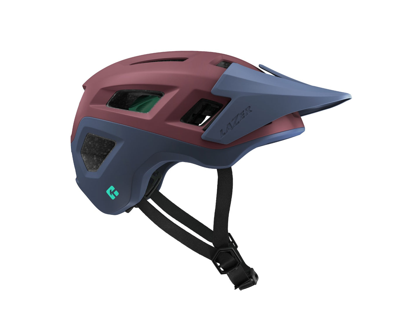 Casco Mtb Coyote Kc Ce-Cpsc Lazer Morado Mate Azul