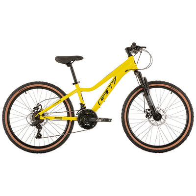 Bicicleta MTB 24 Monkey 3*7 Vel D/B Mecánico Negro