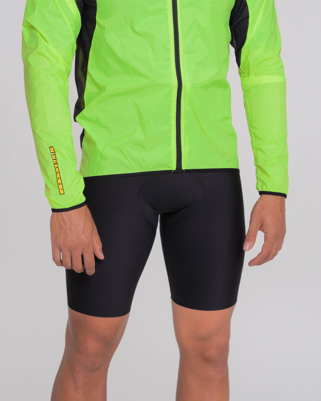 Chaqueta Chansha Verde Limon Ciclismo GW Bicycles