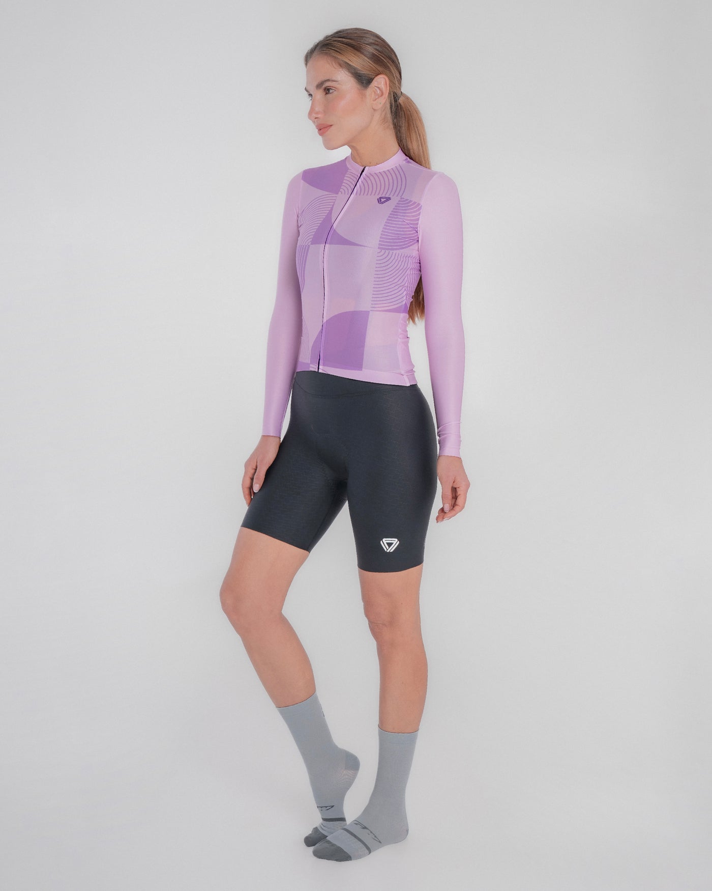 Camiseta Manga Larga Bauhaus Lavanda