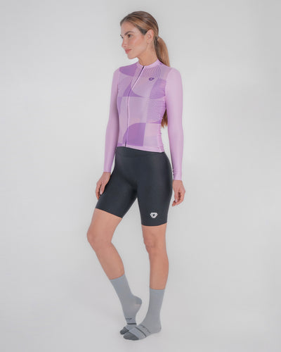 Camiseta Manga Larga Bauhaus Lavanda