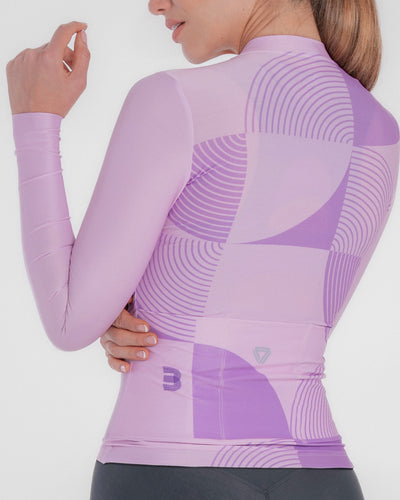 Camiseta Manga Larga Bauhaus Lavanda
