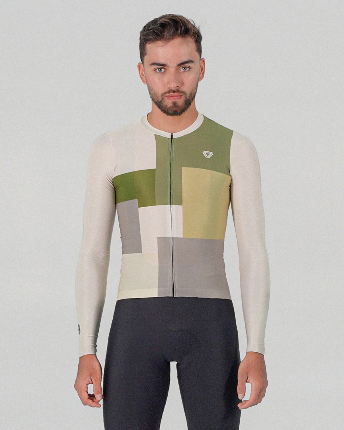 Camiseta Manga Larga Bauhaus Verde Oliva