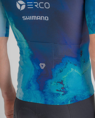 Camisa Manga Corta GW-ERCO Shimano Azul