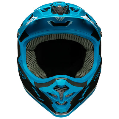 Casco Wasp Gris Dark Azul Clear