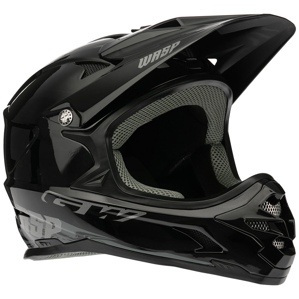 Casco Wasp Negro Pearlized Brillante