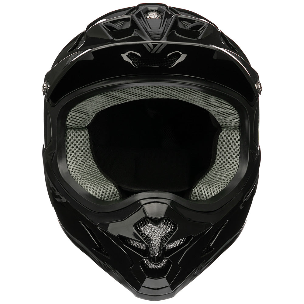 Casco Wasp Negro Pearlized Brillante