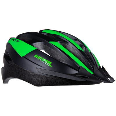 Casco Centipede MTB Negro Mate Verde