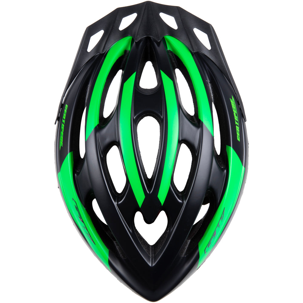 Casco Centipede MTB Negro Mate Verde