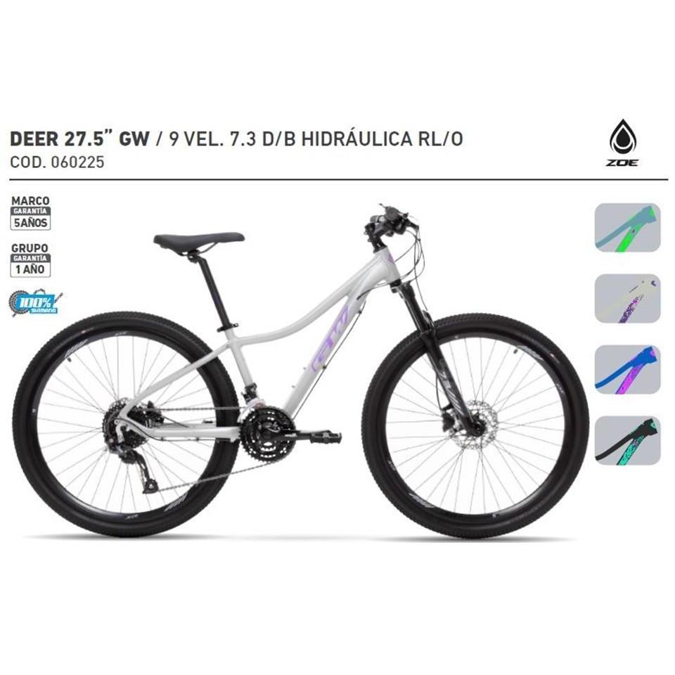 BICICLETA MTB 27.5 DEER 7.3 9VEL. D/B HIDRA.-GW Bicycles