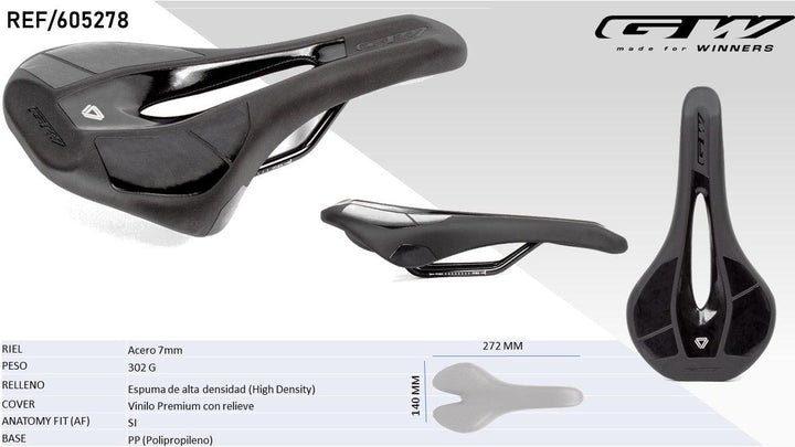 Sillín D3735| Ciclismo GW Bicycles - Main Image