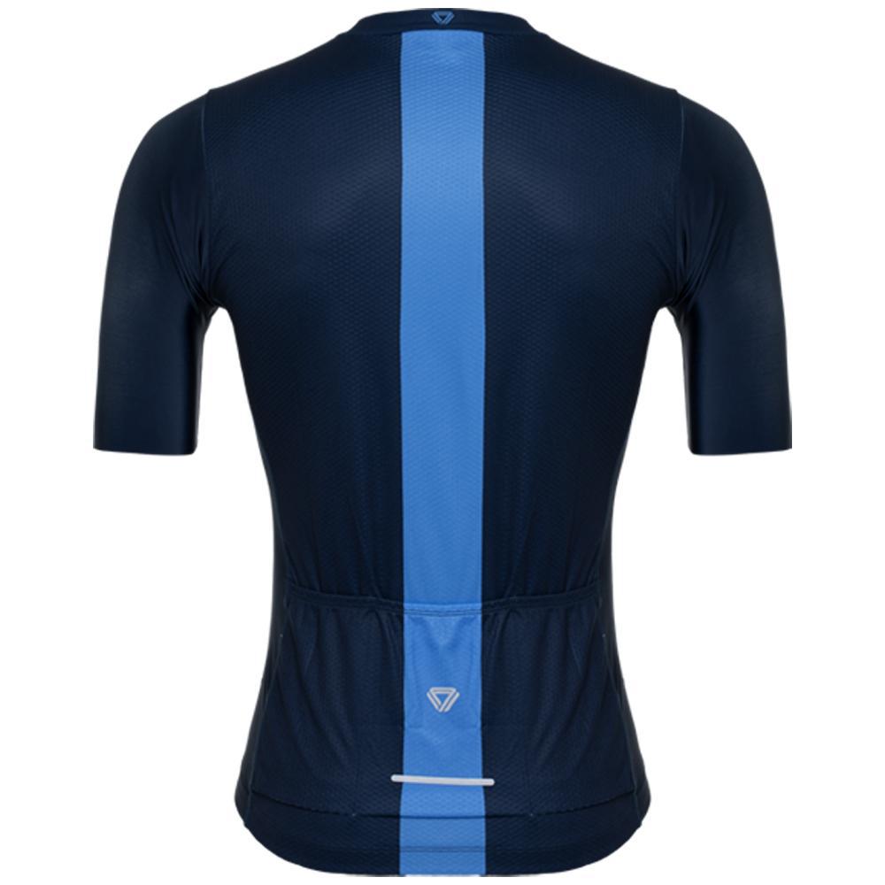 Camiseta Manga Corta Back Line Azul-GW Bicycles