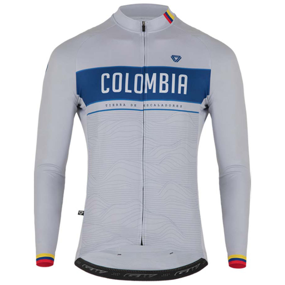 Camiseta Manga Larga Colombia Gris