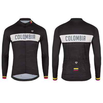 Camiseta Manga Larga Colombia Negro